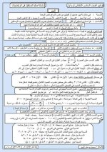ملخص قوانين الرياضيات للصف السادس الأبتدائي ترم اول 2022