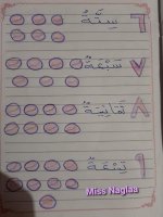 كتابة الأعداد بالصيغه اللفظيه مهم جدا لجميع الصفوف