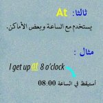 حروف الجر في اللغة الانكليزية