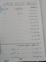أولى ابتدائي مراجعة اللغه العربيه للترم الاول