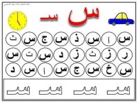 بطاقات تحديد الحرف تأسيس للأطفال