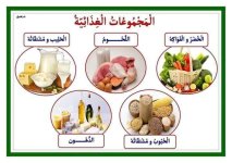 معلقات المجموعات الغذائية للسنة الأولى و الثانية إبتدائي