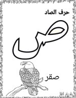 نماذج اوراق تلوين لكراس القسم كل الحروف العربية