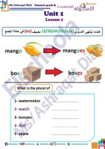 الوحدة الأولى لغة إنجليزية للصف الرابع الأبتدائي ترم أول 2022
