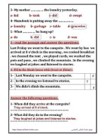 امتحان لغة إنجليزية بالإجابات على الثلاث وحدات الأولى للصف الخامس الأبتدائي ترم أول 2022
